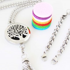 Perfume/Essential Oil - Tree of Life Tassel Necklace and Bracelet Attachment